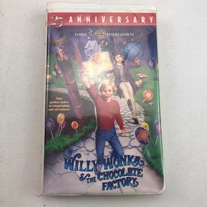 VHS Willy Wonka And The Chocolate Factory Imagination Adventure 25th Anniversary
